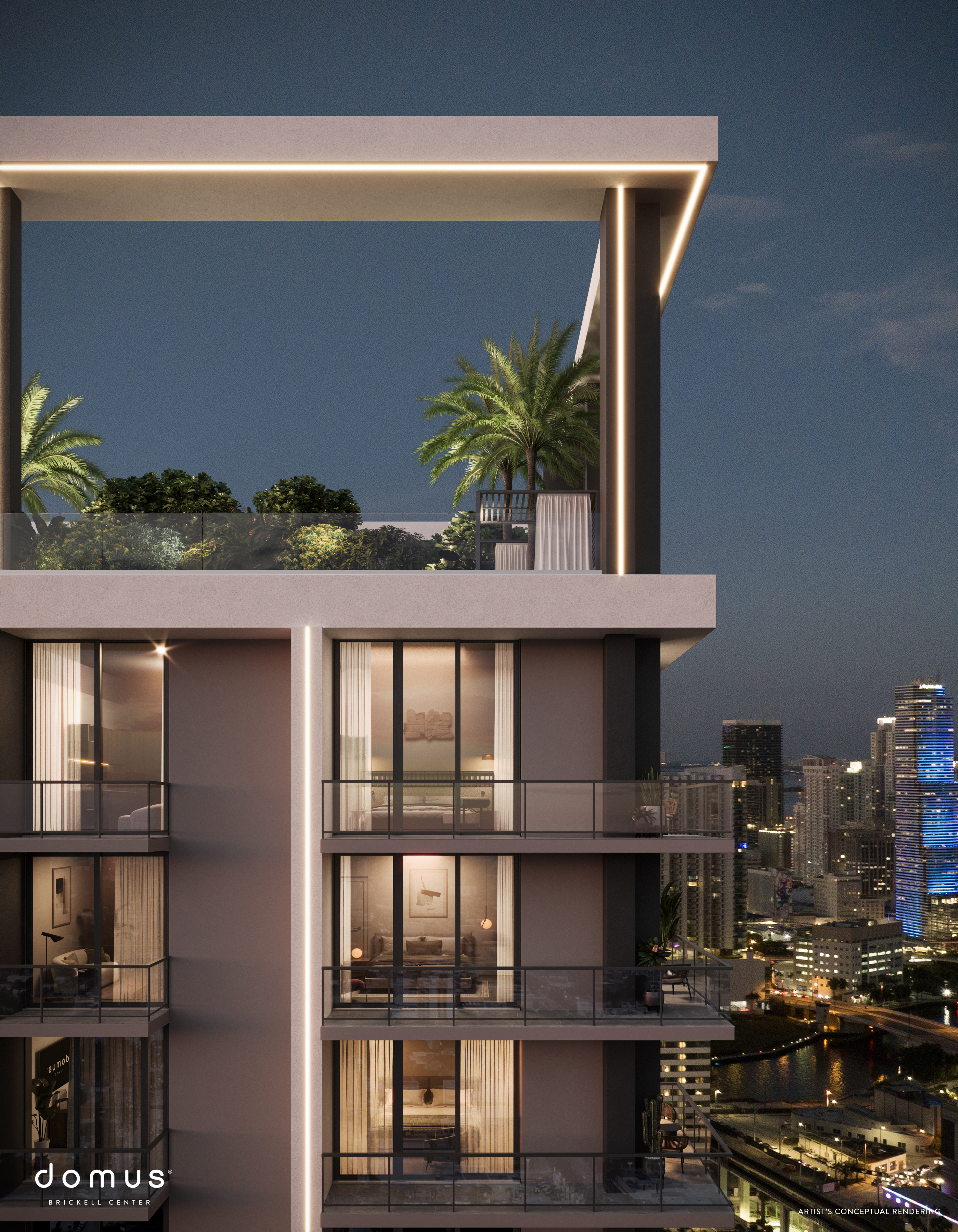 Fachada Domus Brickell Center