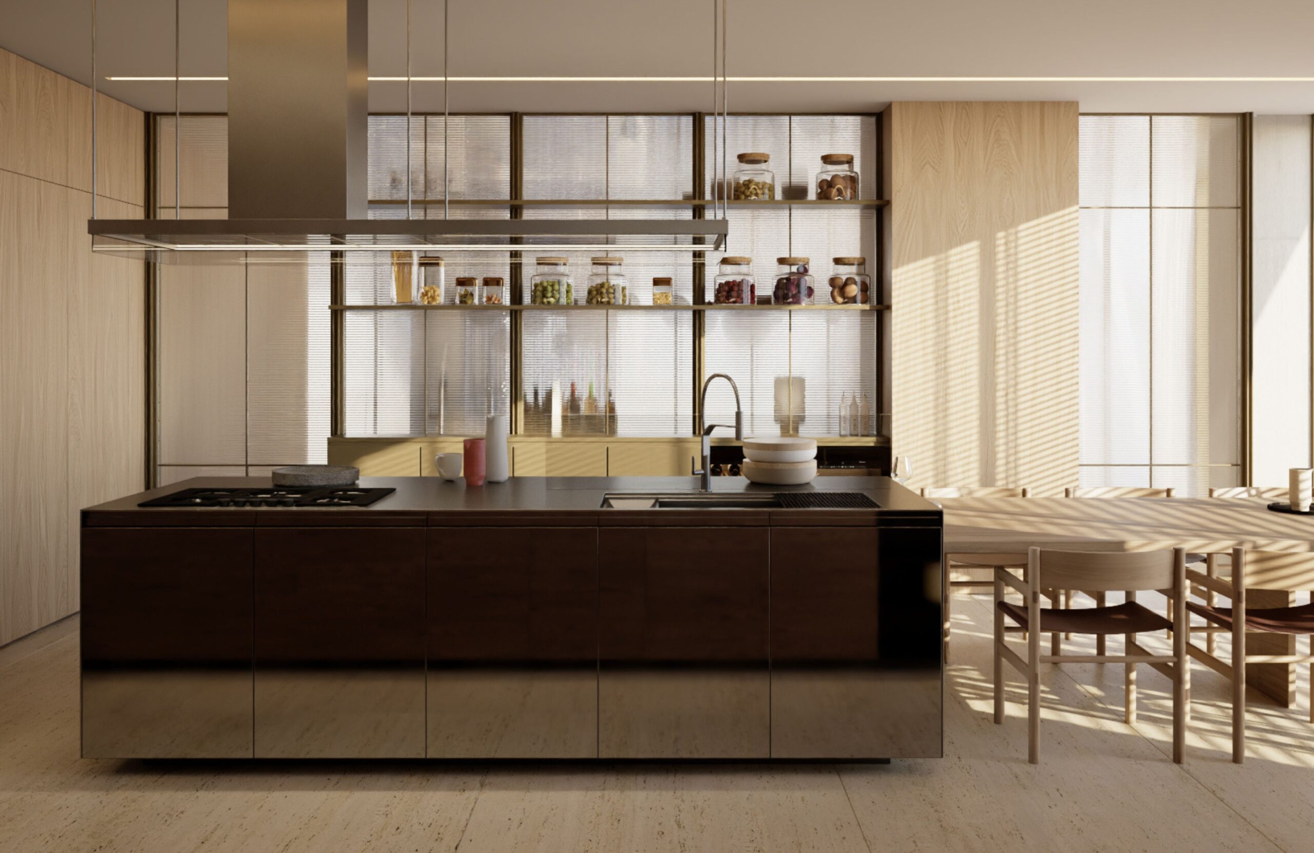 Cocina de una residencia de HQ Residences Miami