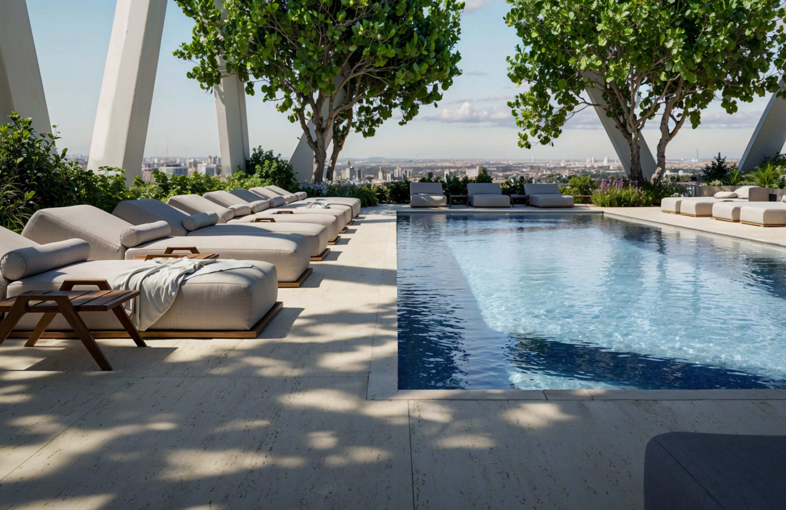 Piscina de HQ Residences Miami