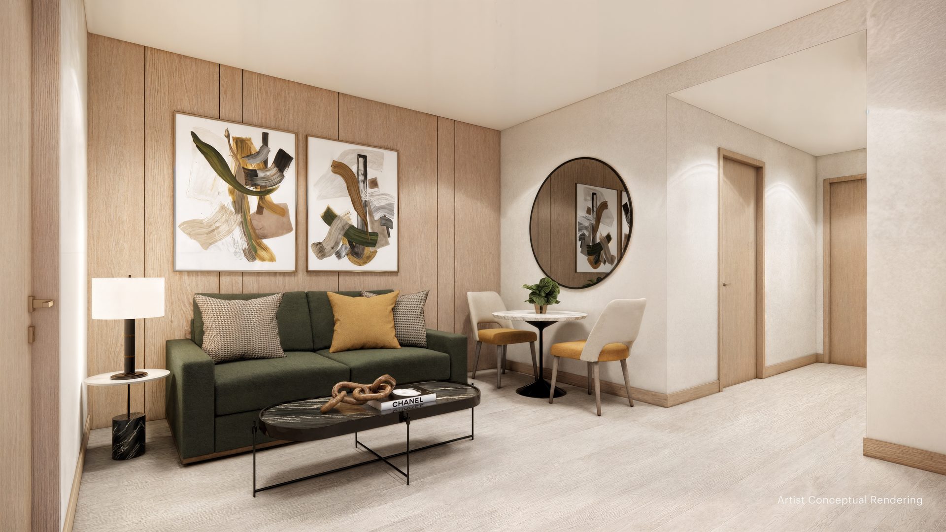 Interior de una Junior Suite de Meliá Residences Miami