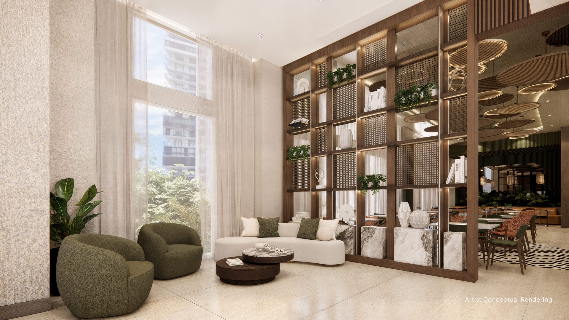 Lobby lounge de Meliá Residences Miami