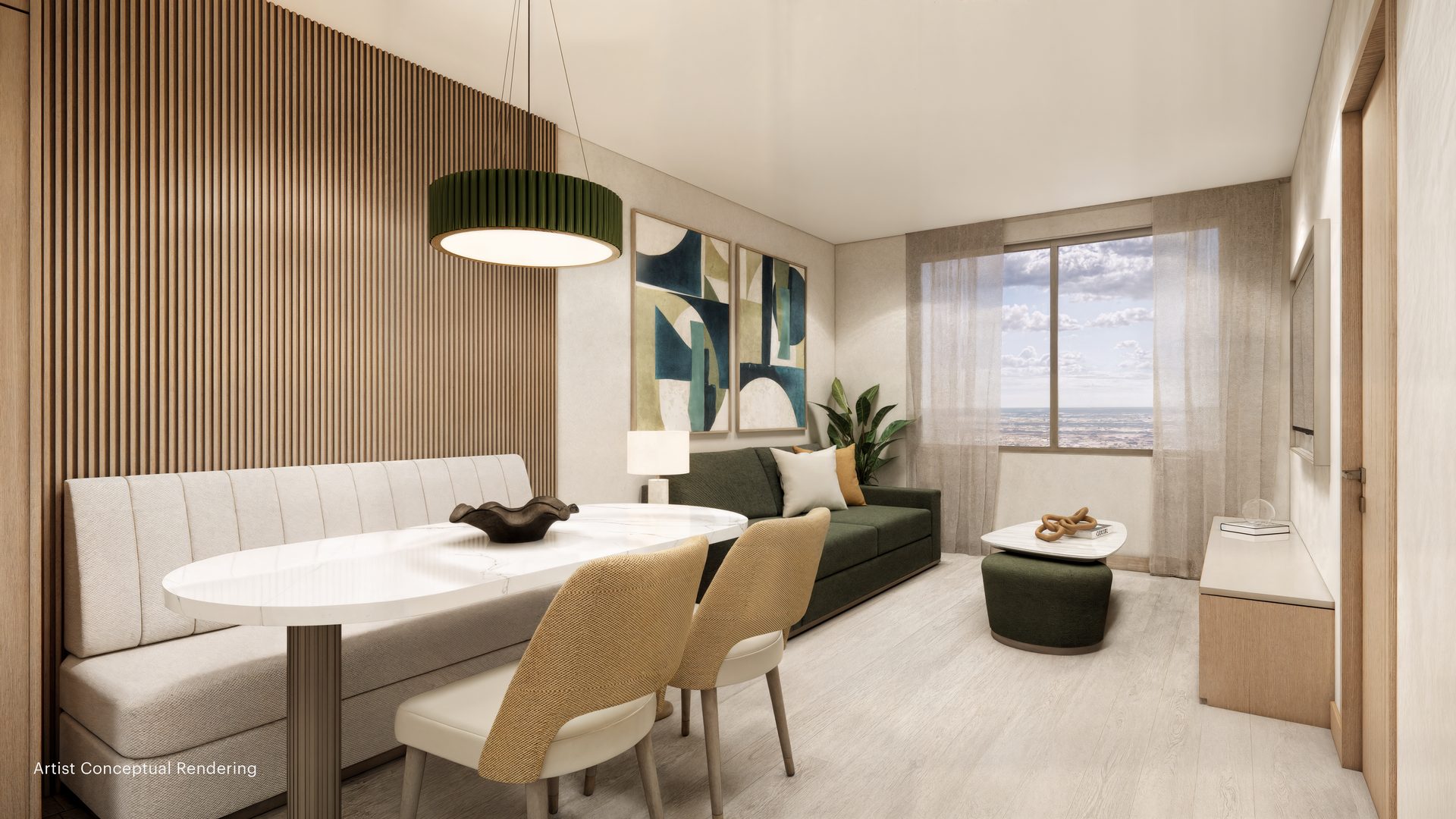 Interior de una residencia de 1 habitaci&oacute;n de Meliá Residences Miami